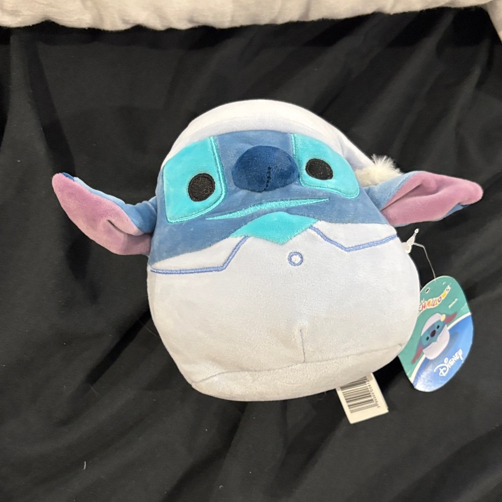 Disney Stitch Squishy Plush - Blue and Pink